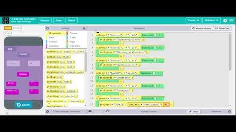 Area and Perimeter calculator in Code.org