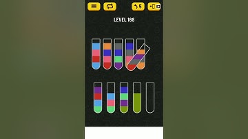 Water Sort Puzzle Level 168 | level 168