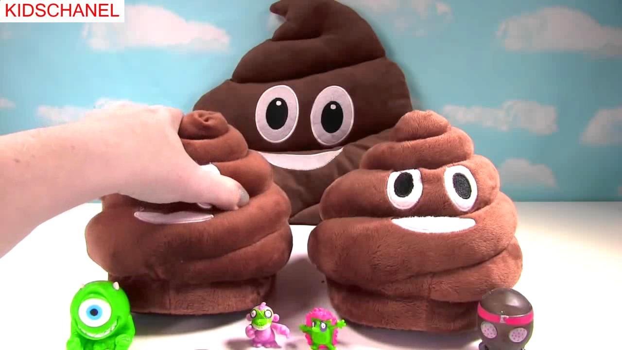 KID TOYS REVIEW - Poop Emoji Magical Toy Surprise Slippers with Gudetama! Wacky Wednesday!