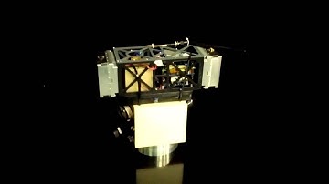 Cubesat floating on air bearing