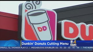 Dunkin' Donuts Is Testing Out A Smaller Menu