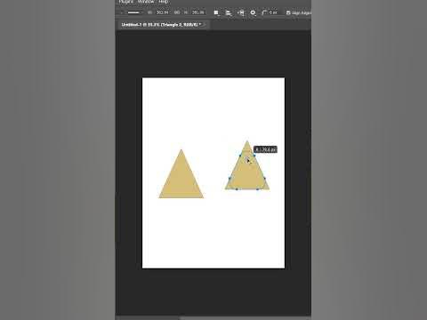 How To Make Triangle Shapes in Adobe Photoshop | How To Use Triangle ...