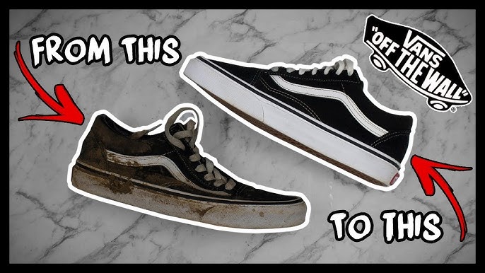 HOW TO CLEAN YOUR VANS LIKE NEW FOR FREE - YouTube