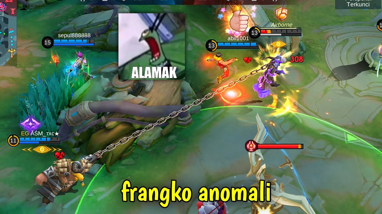 kumpulan momen lucu para Anomali rank epic -MLBB EXE MEME