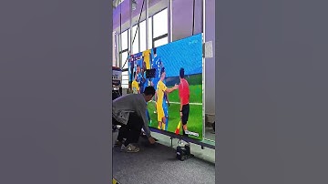 Is this display clear enough?  #ledvideowall #leddisplay #ledscreen #ledmodule #eagerled