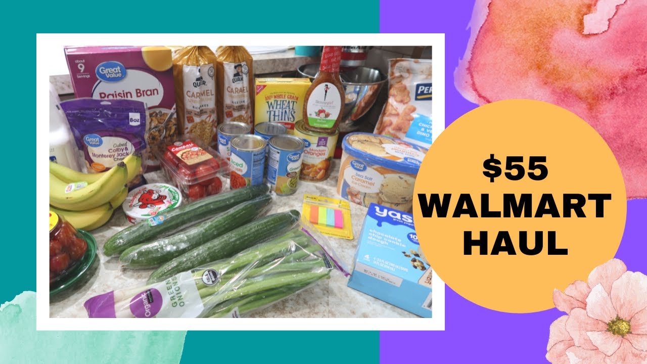 55 Walmart Grocery Haul While on NutriSystem YouTube