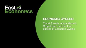 Economic Cycles: Trend Growth, Actual Growth, Output Gap and the four phases of the Economic Cycles