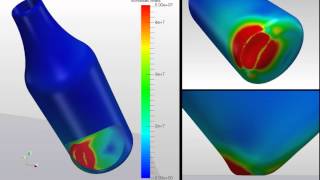 Drop Test Simulation of a Plastic Bottle Wealth