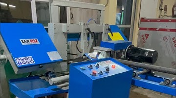 Roller feeder automatic bandsaw