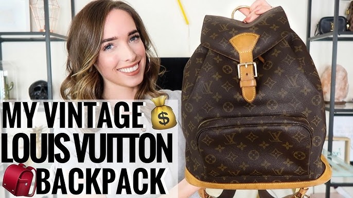 LOUIS VUITTON Monogram Montsouris GM Backpack 41295