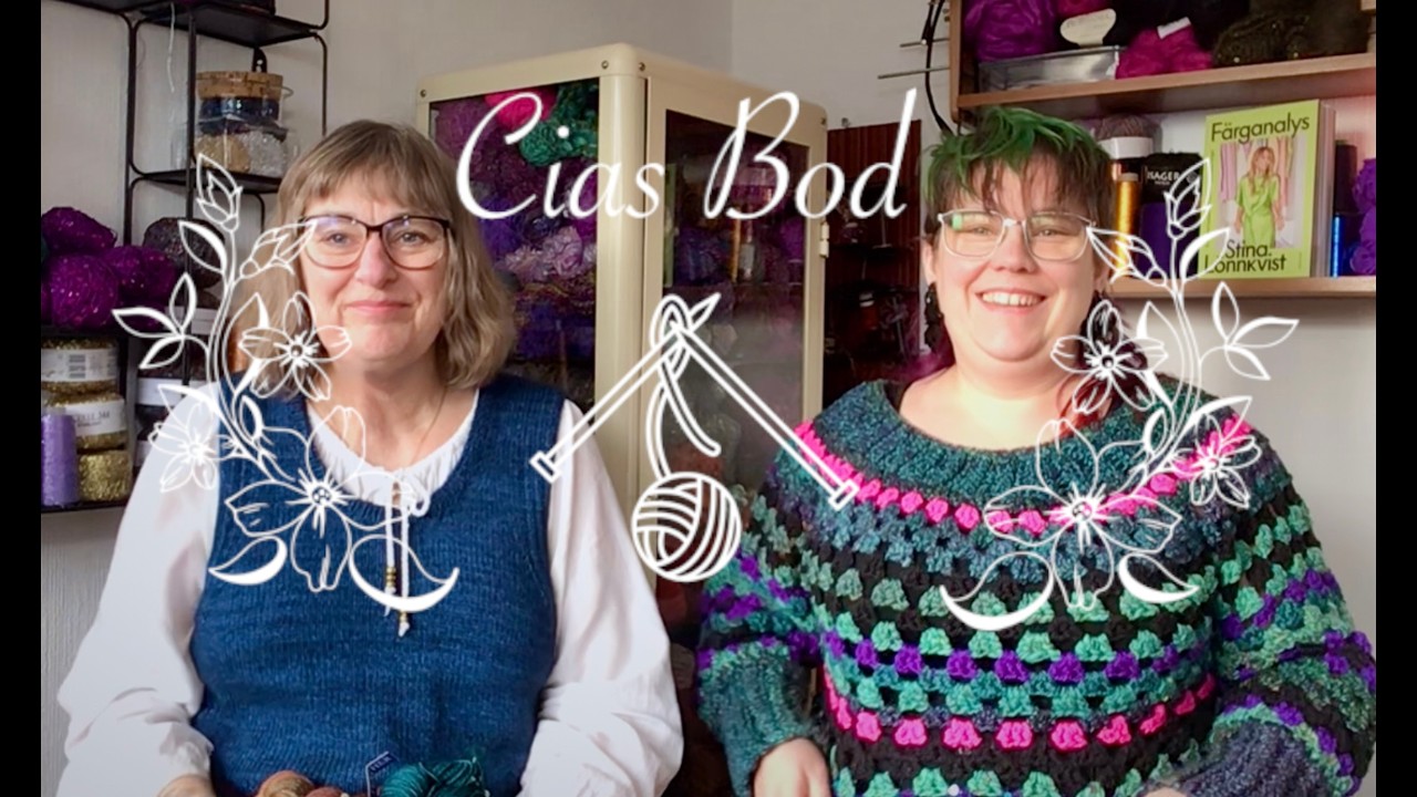 Cia och Lila - färgglädje och februarifluff