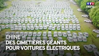 En Chine, les cimetières géants de voitures électriques se multiplient