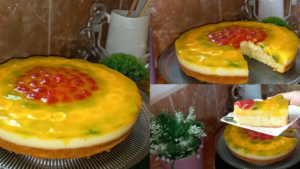 كيك طبقات خطيير😱 بمكونات بسيطة كتجي واعرة ضروري تجربوها ف رمضان🌙 انشالله 😋👌