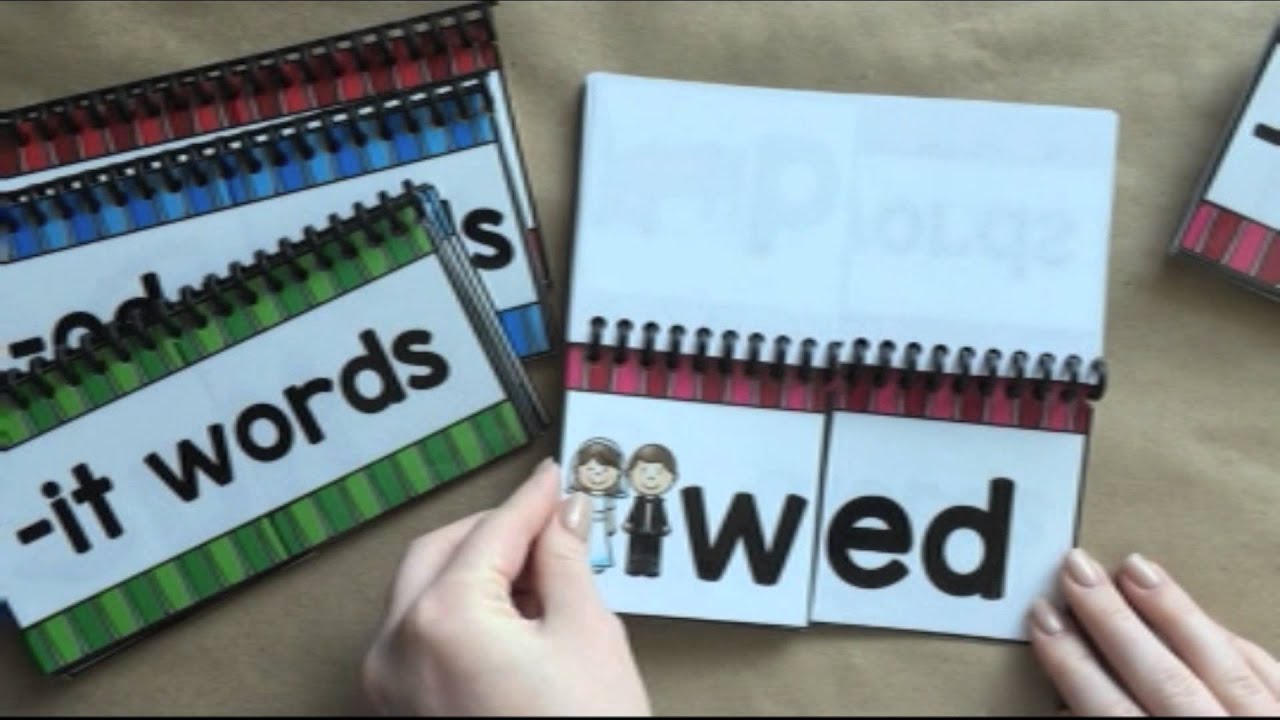 Phonics Word Families Flip Chart