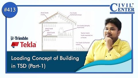 Loading Concept of Building (Part-1): Tekla Structural Designer