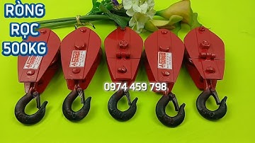 Ròng rọc 500kg, puly treo cáp 500kg, con lăn treo cáp, con trượt cáp, puly 500kg