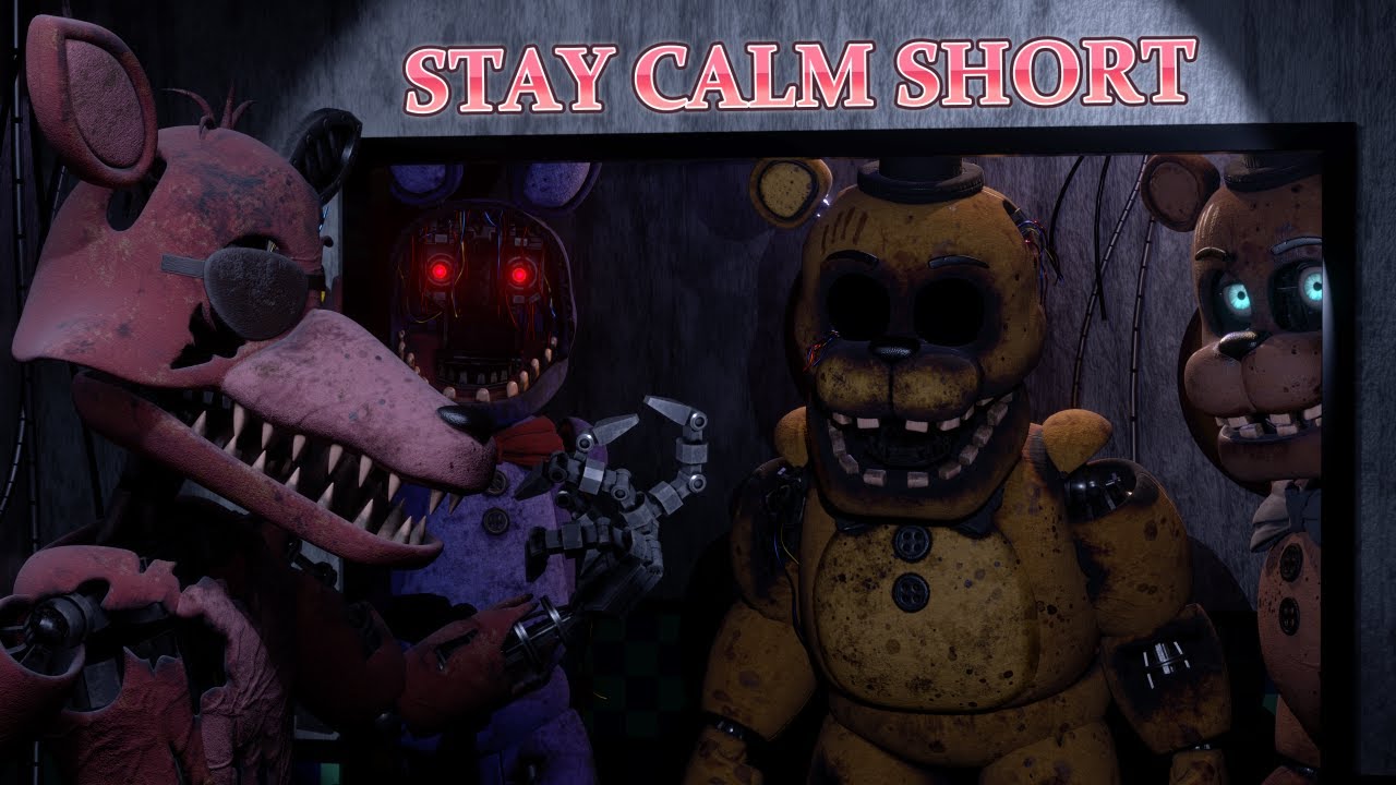 Короткометражная песня Stay Calm из Fnaf 2 — анимационный ролик, вдохновлённый переработанной вер...