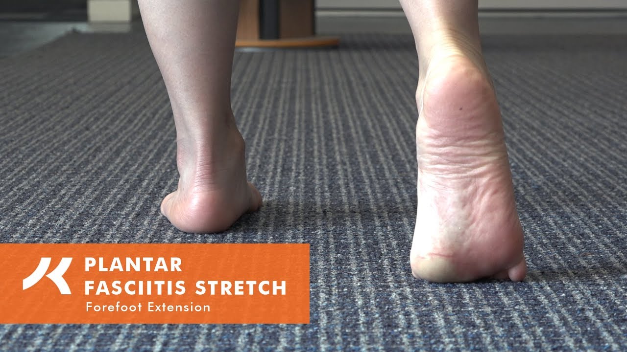Plantar Fasciitis Stretch Forefoot Extension YouTube