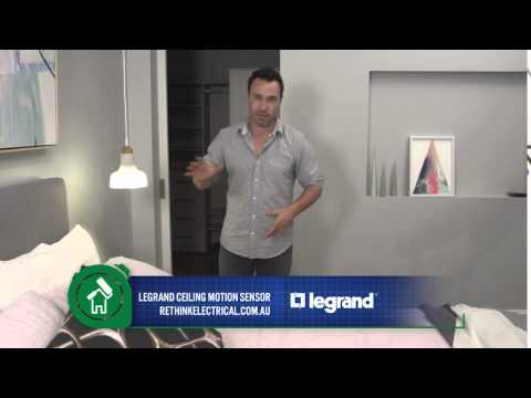 Quick Tip: Legrand Ceiling Motion Sensor