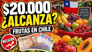 Fui a comprar FRUTAS con $20.000 en Chile… ¿Alcanza o no alcanza?