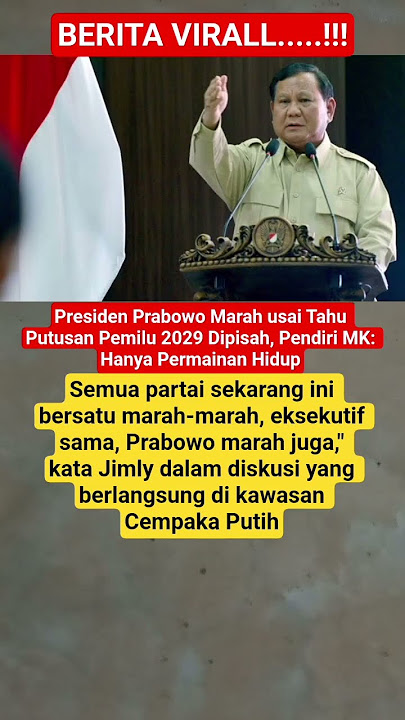 PRABOWO marah#beritavirall#shotrs#semuaorang