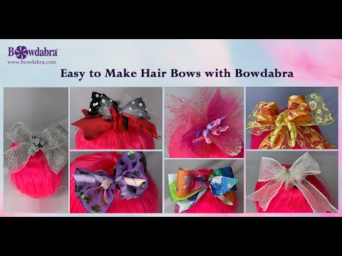 So do you want to make beautiful boutique hair bows? Bowdabra bow maker  helps you make all sorts of ha…