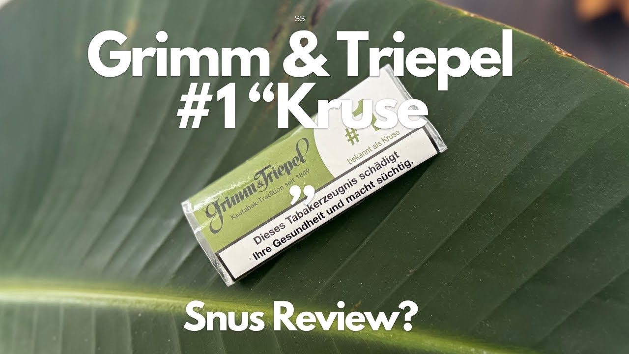 Grimm und Triepel "#1 Kruse" - Chewing Tobacco - Review?