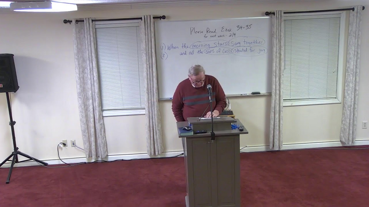 1/28/2026 Wednesday Adult Class and Service