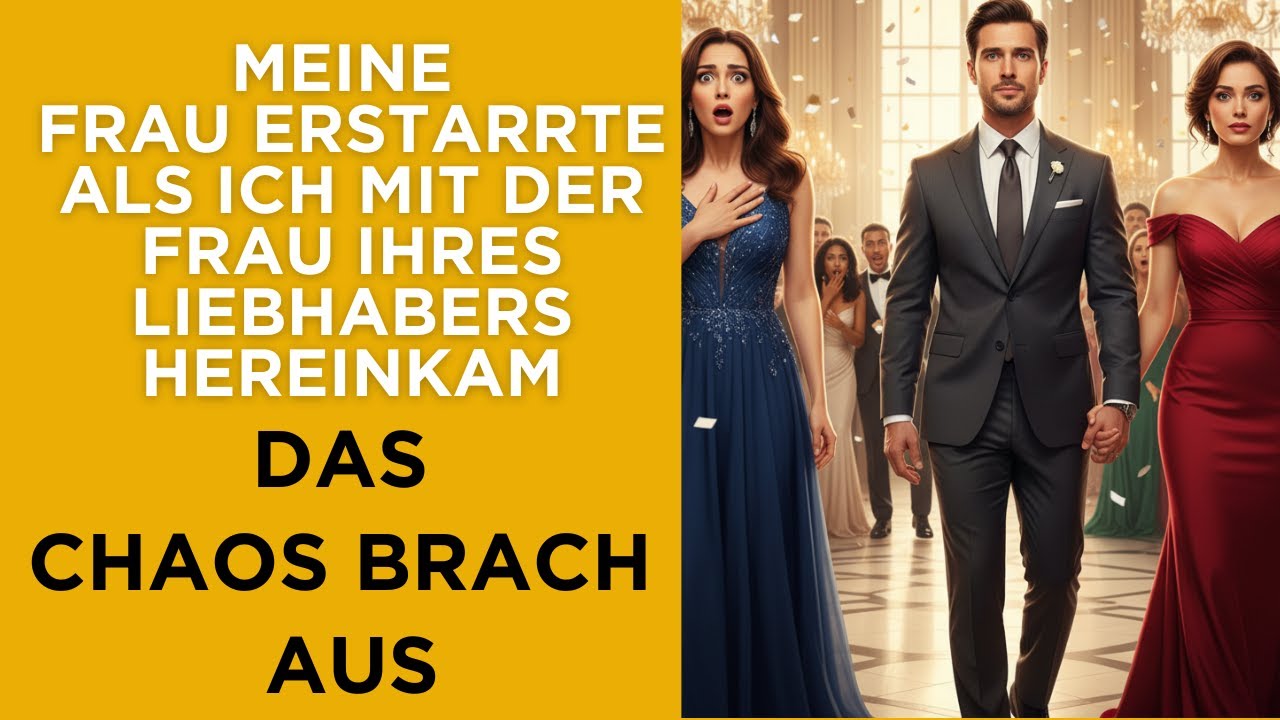 Meine Frau erstarrte/ als ich mit der Frau ihres Liebhabers hereinkam