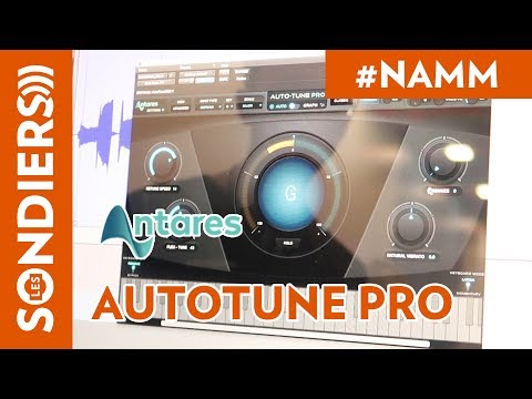 [NAMM 2018] ANTARES AUTOTUNE PRO : PITCH CORRECTION VST PLUGIN