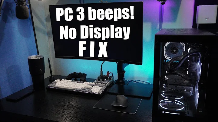Pc 3 beeps No display fix