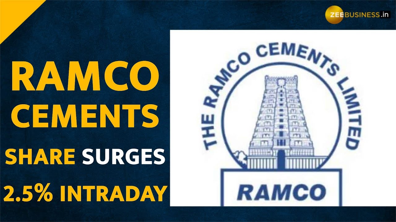 The Ramco Cements share rose 2.5 Intraday on the commissioning cement