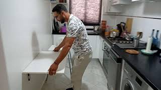 🌿table pliable cuisine et bureau طاولة المطبخ و المكتب قابلة للطي 😉 الحمد لله وفقنا الله 28/08/22