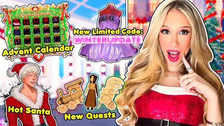 DRESS TO IMPRESS had the BIGGEST WINTER UPDATE on ROBLOX... *CODES + NEW QUESTS*
