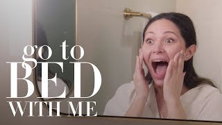 Marianna Hewitt's Nighttime Skin Care Routine | Go To Bed With Me | Harper's BAZAAR