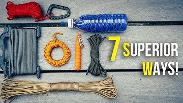 7 SUPERIOR Ways To Store Paracord And Rope Like A PRO