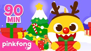 The 🎄Red-Nosed Baby Shark and other Christmas Songs | Compilation | Pinkfong Baby Shark