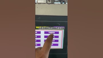 Delta HMI screens for multihead packing machine #shorts by @simautomation #trending #machine