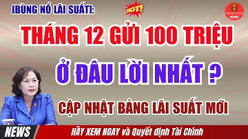 [Bùng Nổ Lãi Suất]: Tháng 12 Gửi 100 Triệu Ở Đâu Lời Nhất? Cập Nhật Bảng Xếp Hạng Lãi Suất Mới !