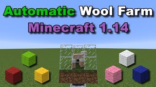 Fully Automatic Wool Farm Tutorial! (INFINITE WOOL) - Minecraft Tutorial