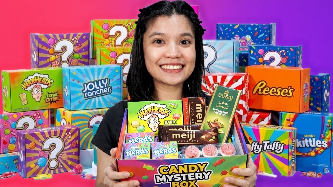 菓子 Hal1218 BUYING CANDY MYSTERY BOX (Weird Candies!) - YouTube