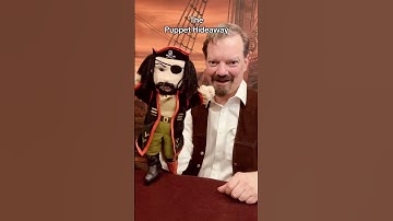 Puppet of the Day - Pirate puppet made by The Puppet Company - The Puppet Hideaway with Eric Thomsen