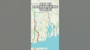 All Rhode Island Backpacking Trails Map #Shorts