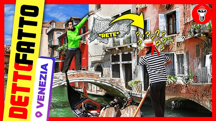 Catturare un Gondoliere con una Rete a Venezia - [Candid Camera] - Detto Fatto Ep.58 - theShow