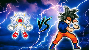 Hyper Sonic V2.5 OP(New) VS Goku TP OP(All Form) In Jump Force Mugen