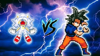 Hyper Sonic V2.5 OP(New) VS Goku TP OP(All Form) In Jump Force Mugen