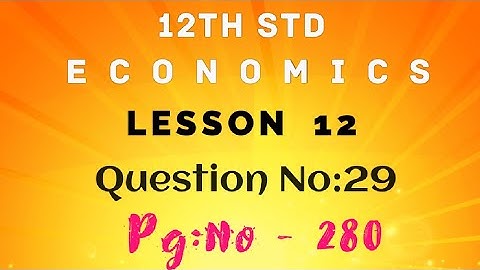 Economics|Lesson-12|Introduction to statistical methods and Econometrics|sum:29|pg:no-280|study time