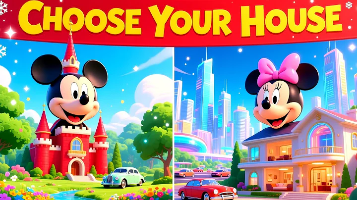Would You Rather Build Your Dream 🏠✨️🌈 House . Micky mouse edition . Daily V Quizzes. 