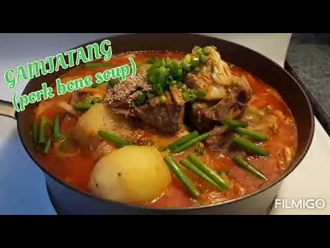 🥘Easy GAMJATANG  (korean pork bone soup) My version of simply delicious soup.