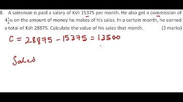 KCSE MATHEMATICS QUESTION 8 2015 PAPER 1